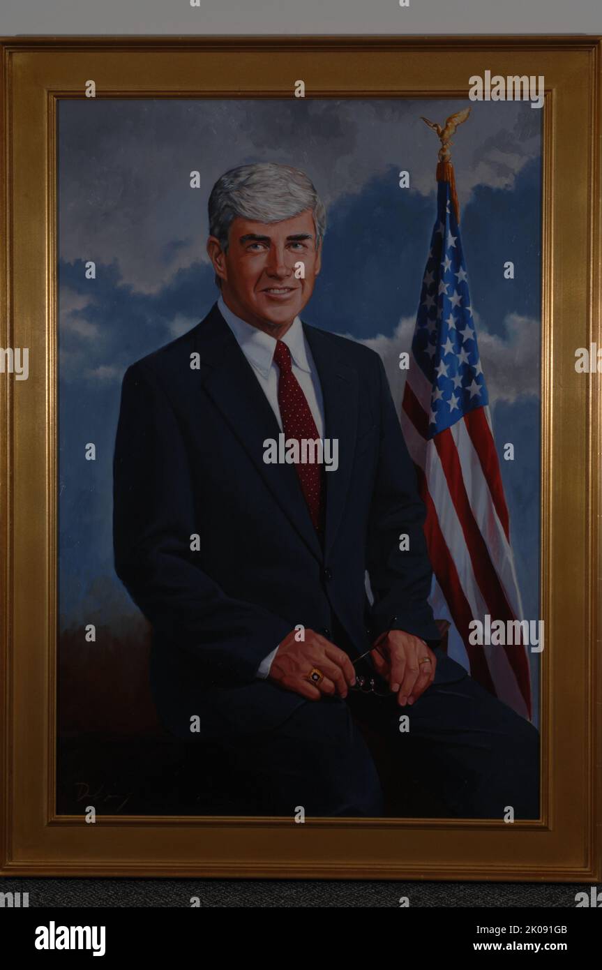 Former Secretary Jack Kemp, Painted Portrait - Official painted ...
