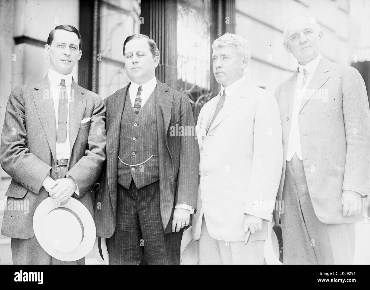 Republican National Committee - Henry G. Wasson of Pennsylvania; Charles B. Warren of Michigan; John J. Adams of Iowa; Sen. Newell Sanders of Tennessee, 1912. Stock Photo