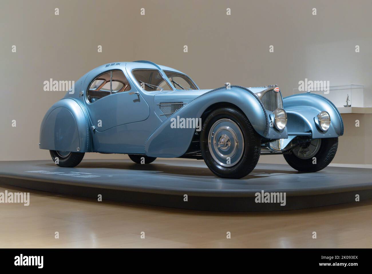 BILBAO, SPAIN-SEPTEMBER 10, 2022: 1936 Bugatti Type 57SC Atlantic Stock Photo