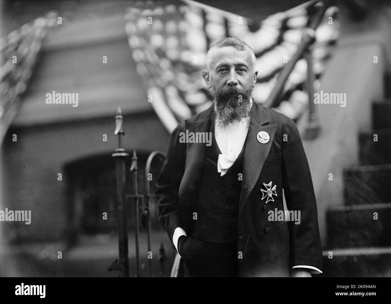 Mason's International Congress of 33rd Degree, Guido Bonfiglio, Egypt, 1912.  [Freemason]. Stock Photo