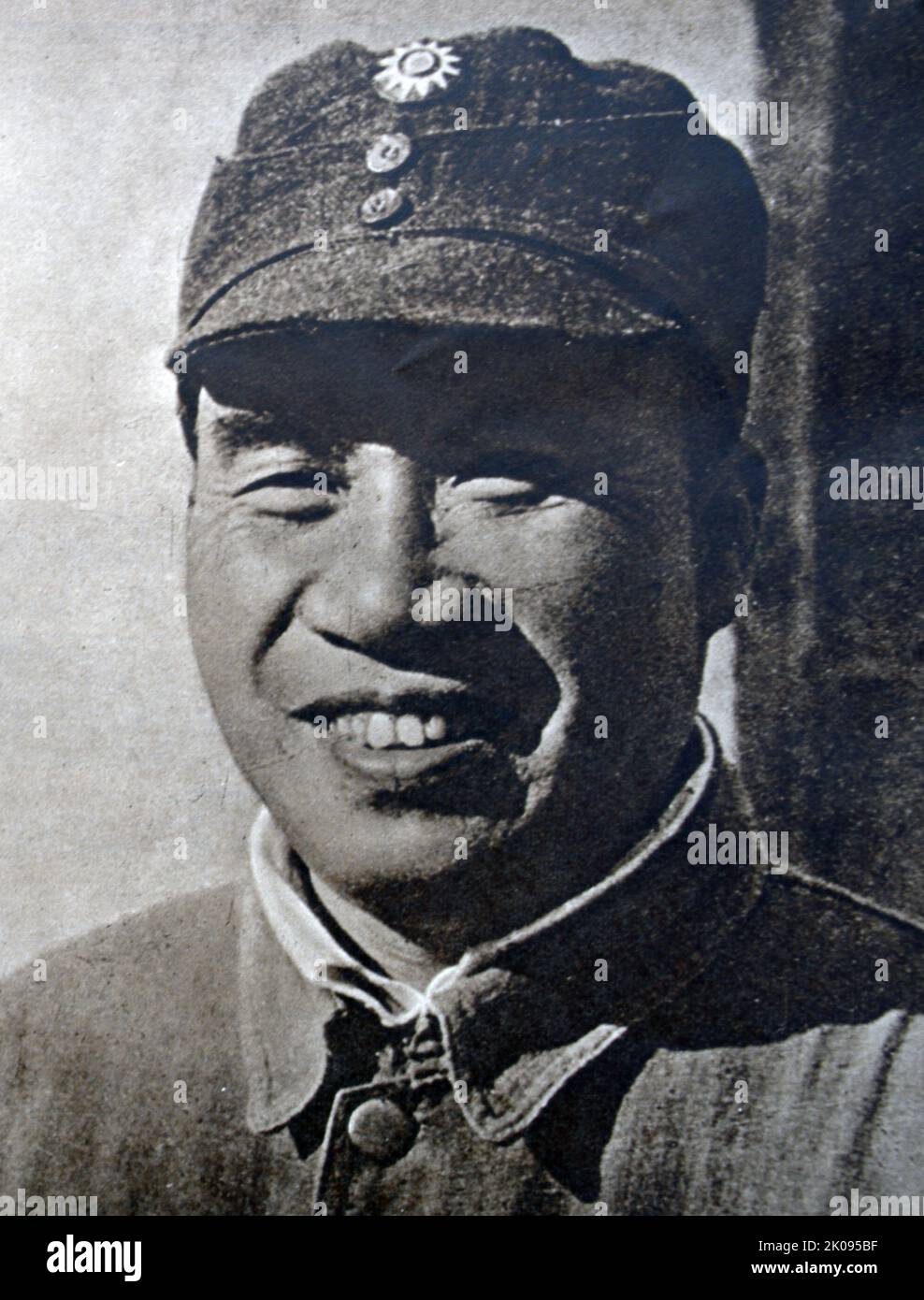 General Chu Teh. Zhu De (1 December 1886 - 6 July 1976) was a Chinese general, military strategist, politician, revolutionary of the Chinese Communist Party. Stock Photo