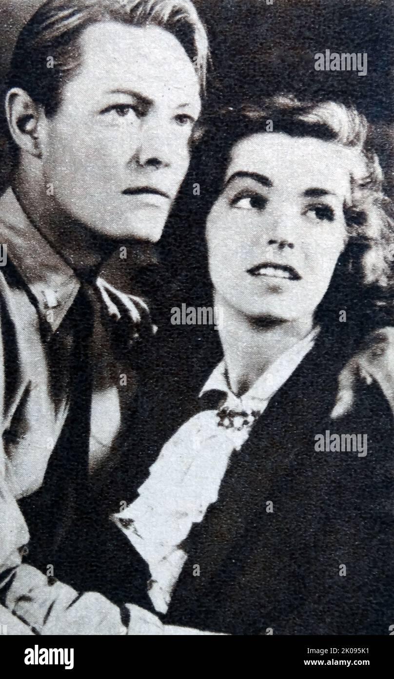 Richard Cromwell and Marsha Hunt in the 1938 film Come On, Leathernecks! is a 1938 American action film. Richard Cromwell (born LeRoy Melvin Radabaugh, also known as Roy Radabaugh; January 8, 1910 - October 11, 1960) was an American actor. Marsha Hunt (born Marcia Virginia Hunt; October 17, 1917) is an American actress, model and activist, with a career spanning over 75 years. Stock Photo