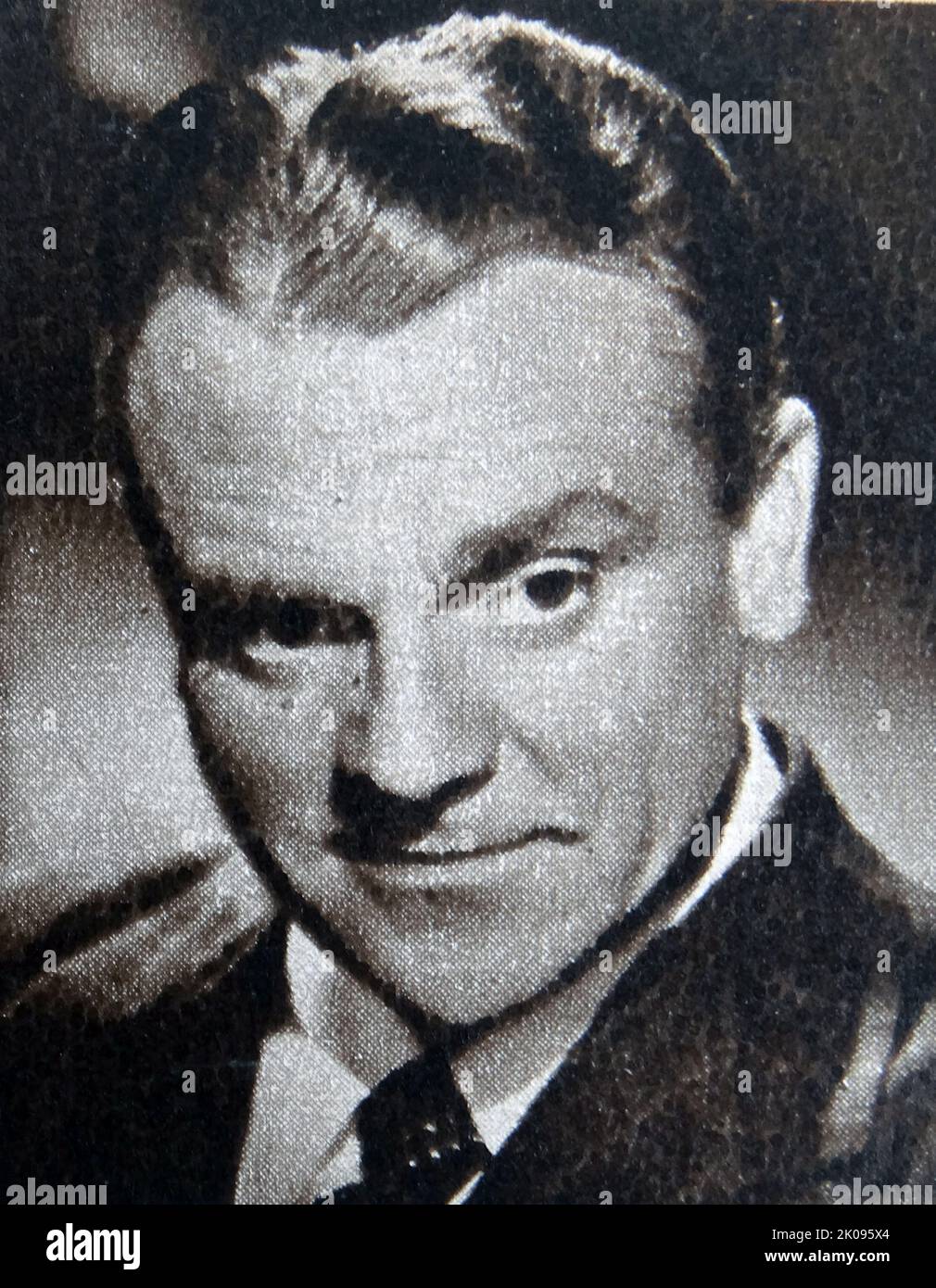 James Cagney. James Francis Cagney Jr. (July 17, 1899 - March 30, 1986)[2] was an American actor and dancer. On stage and in film, Cagney was known for his consistently energetic performances, distinctive vocal style, and deadpan comic timing. Stock Photo