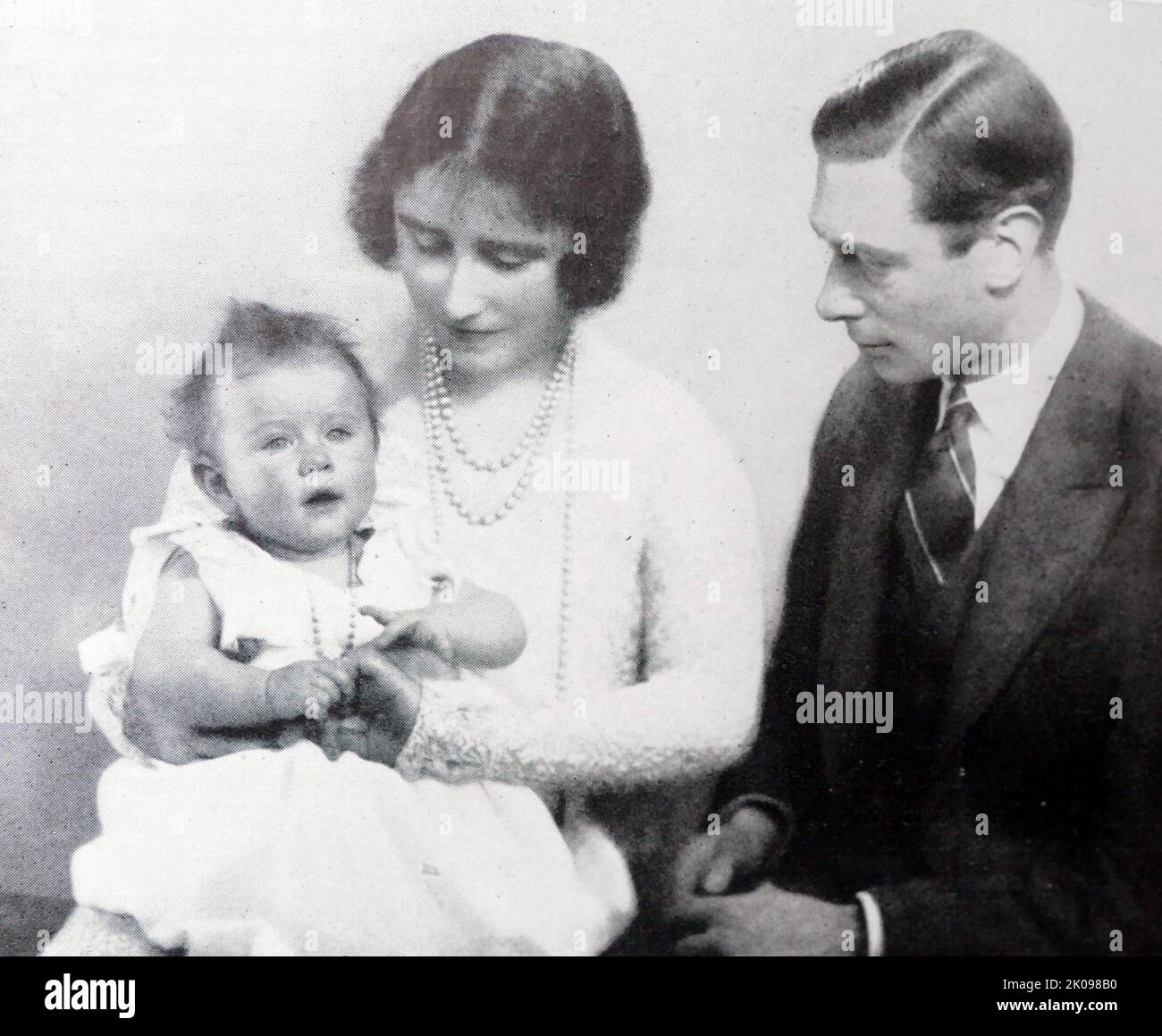 The Duke and Duchess of York with their daughter Elizabeth. Princess Elizabeth. Elizabeth II (Elizabeth Alexandra Mary; born 21 April 1926) is Queen of the United Kingdom and 15 other Commonwealth realms. She is the elder daughter of King George VI and Queen Elizabeth. Stock Photo