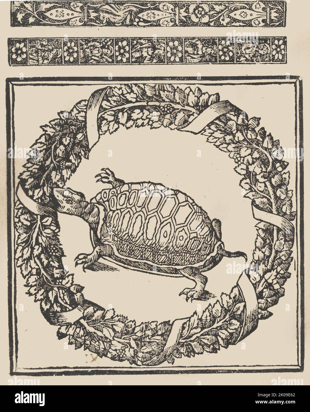 Trionfo Di Virtu. Libro Novo..., page 21 (verso), 1563. Stock Photo