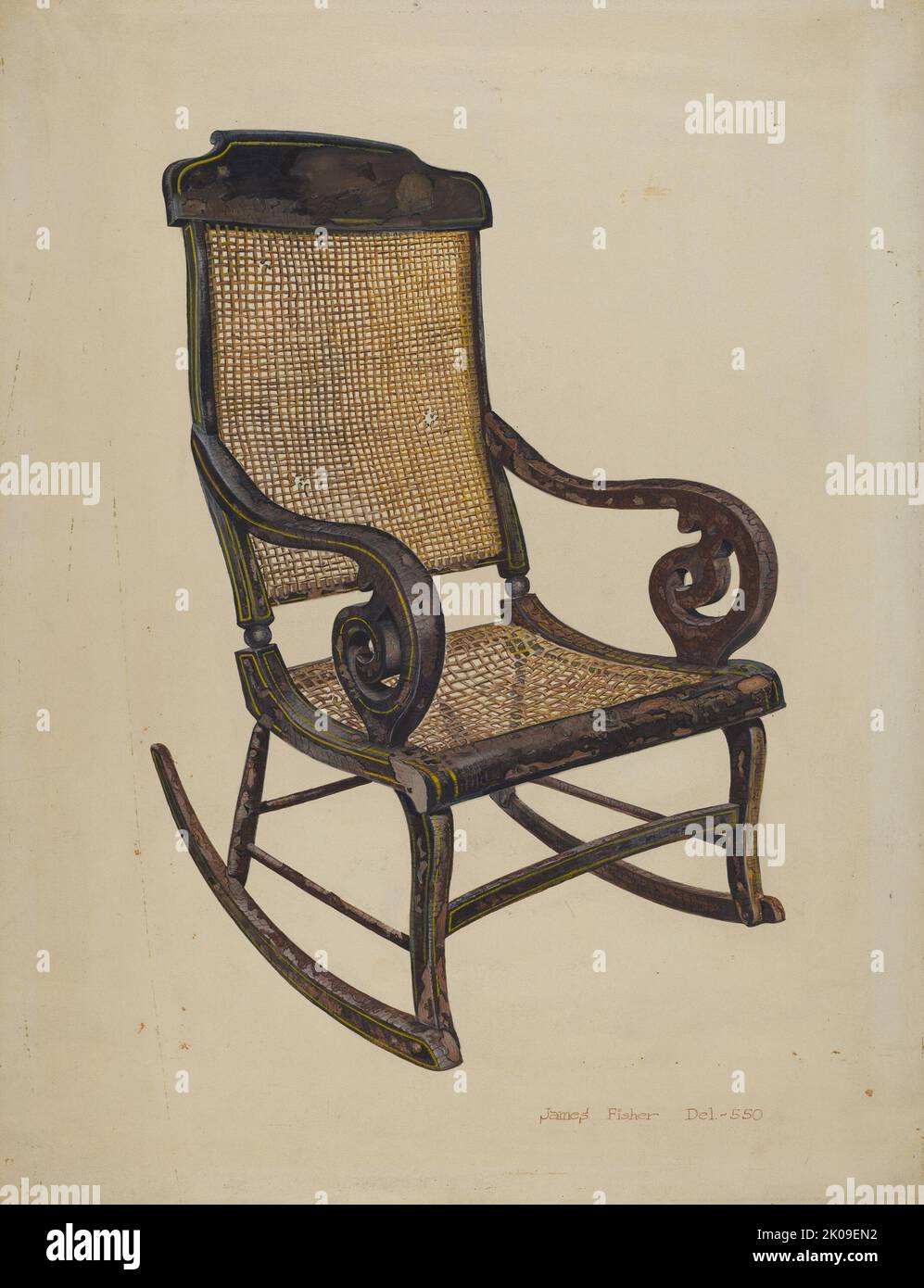 Rocking Chair, c. 1942 Stock Photo - Alamy