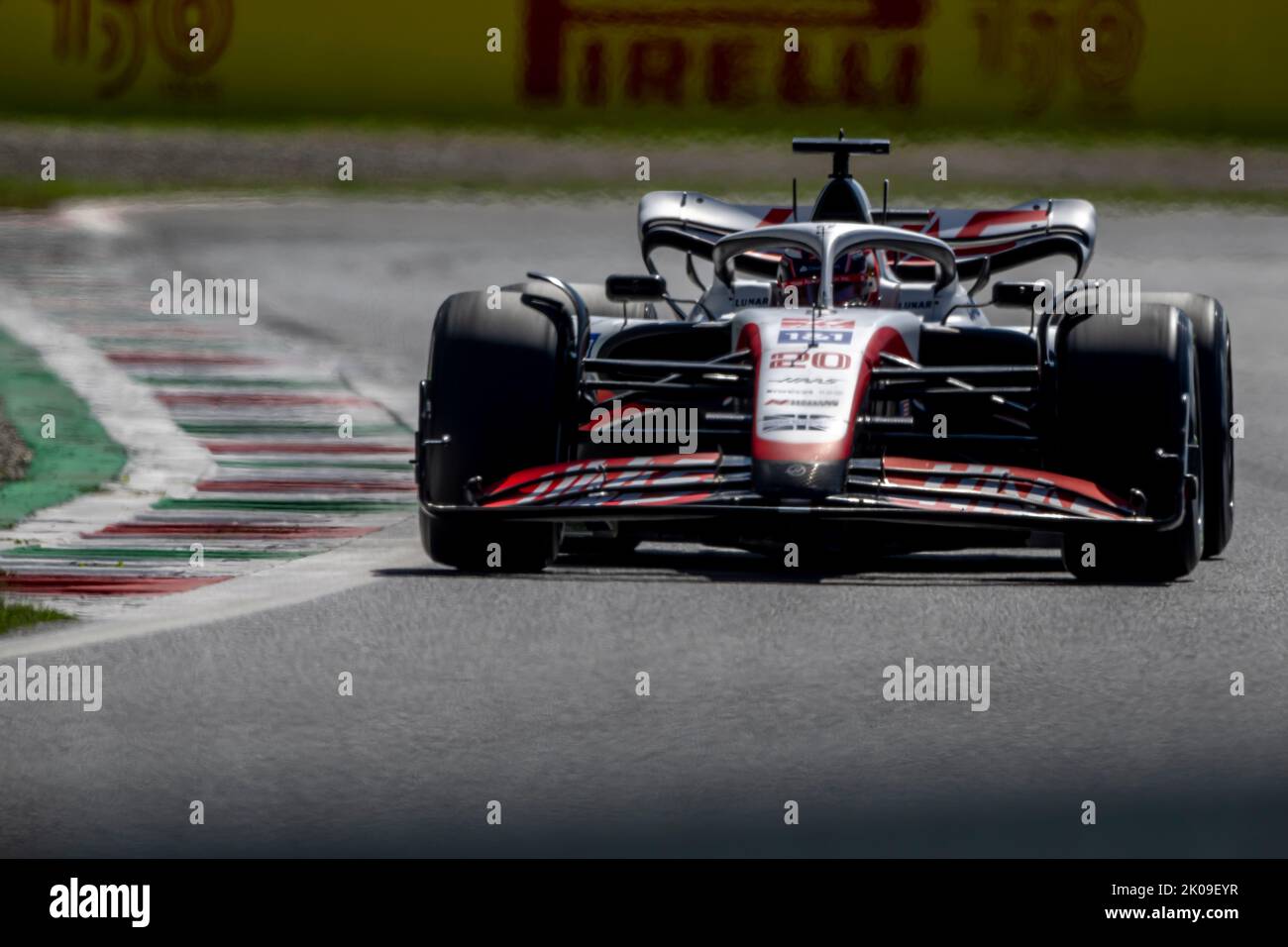 Monza, Italy, 10th Sep 2022, Mick Schumacher, from Germany competes for Haas F1 . Qualifying, round 16 of the 2022 Formula 1 championship. Credit: Michael Potts/Alamy Live News Stock Photo