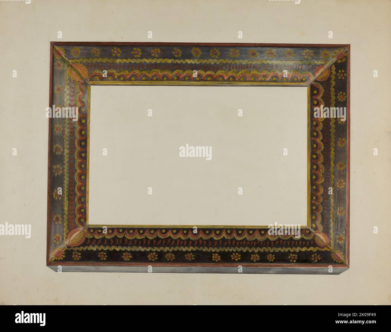 Pa. German Picture Frame, c. 1940 Stock Photo Alamy