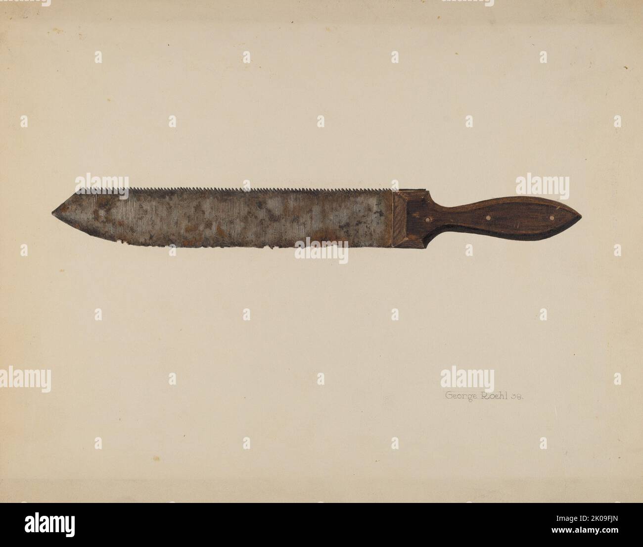 Combination Saw/Knife, 1938 Stock Photo Alamy