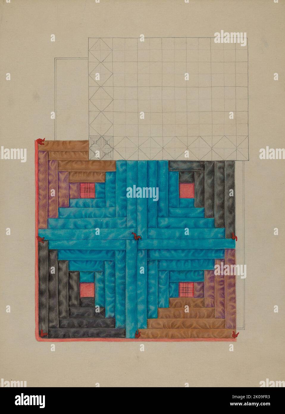 Log Cabin Quilt C 1936 Stock Photo Alamy log-cabin-variations-log-cabin-quilts-patchwork-log-cabin-dredons