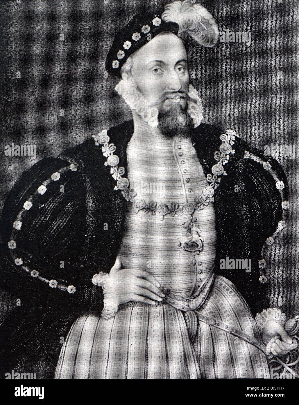 Henry Grey, 1st Duke of Suffolk, 3rd Marquess of Dorset KG KB (17 January 1517 - 23 February 1554), was an English courtier and nobleman of the Tudor period. He was the father of Lady Jane Grey, known as 'The Nine Days' Queen'. Stock Photo