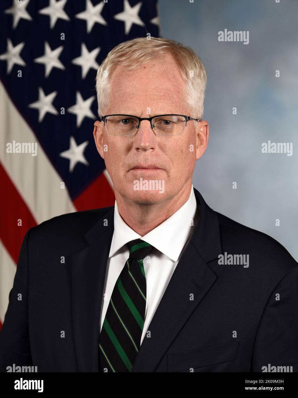 Christopher Charles Miller (born October 15, 1965) is an American retired United States Army Special Forces colonel who served as acting United States secretary of defense from November 9, 2020, to January 20, 2021. He previously served as Director of the National Counterterrorism Center from August 10 to November 9, 2020. Before his civilian service in the Department of Defense, Miller was a Green Beret, commanding 5th Special Forces Group in Iraq and Afghanistan, and later spent time as a defense contractor. Stock Photo