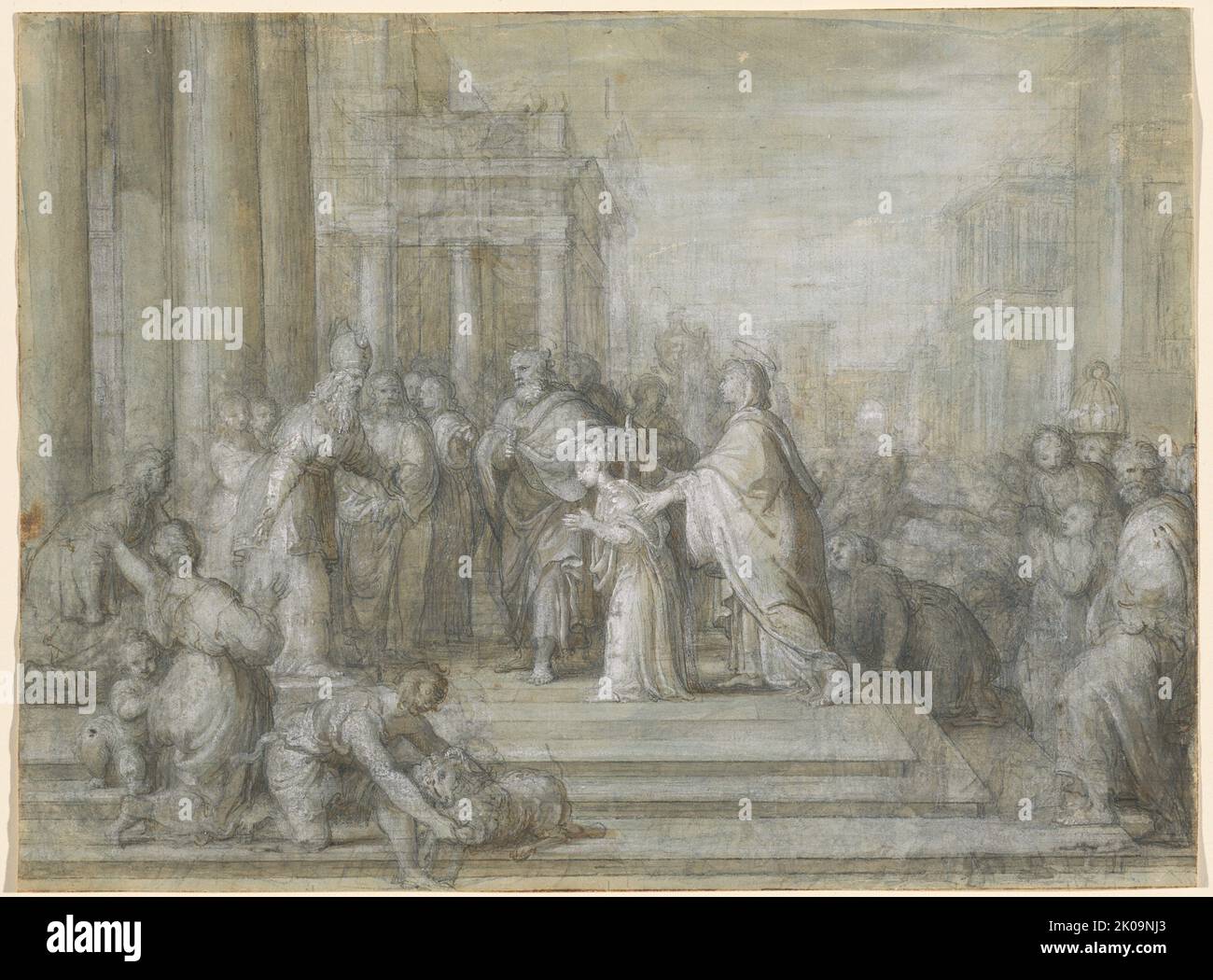 The Presentation of the Virgin in the Temple, 1790/1795. Stock Photo