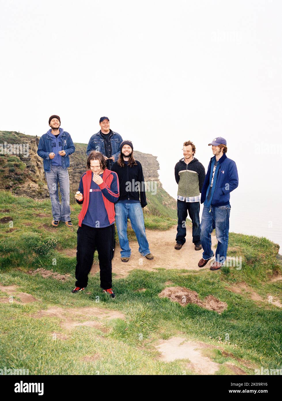 The bees band photographed at afton down on the site of the 1970 isle