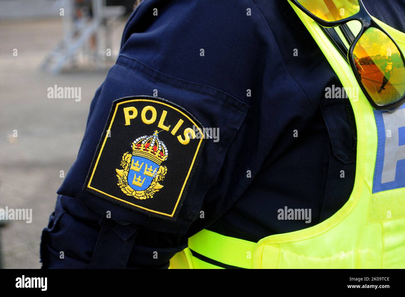 Malmo /Sweden/10 September 2022/Swedish police on ndutry during generla