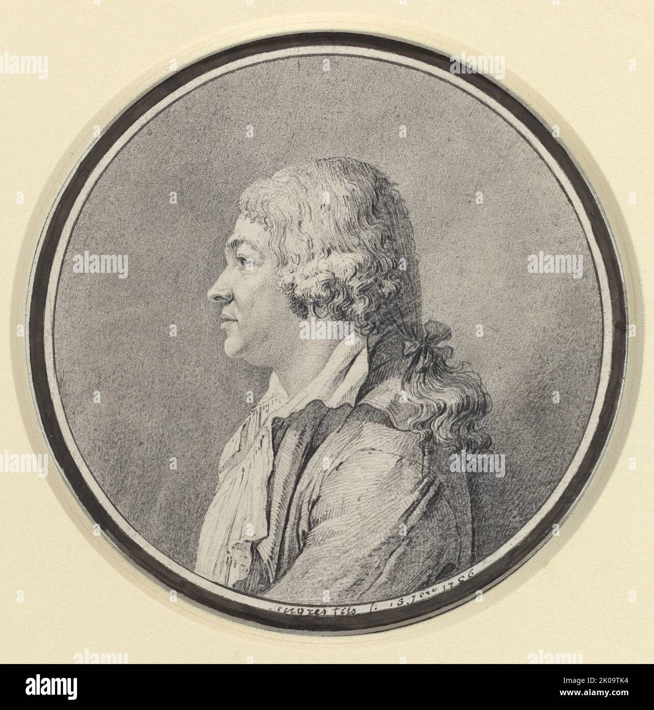Portrait of a Man, 1796 Stock Photo - Alamy