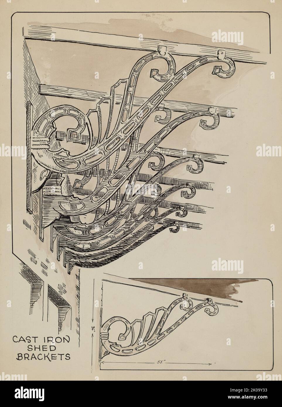 Cast metal brackets hi-res stock photography and images - Alamy
