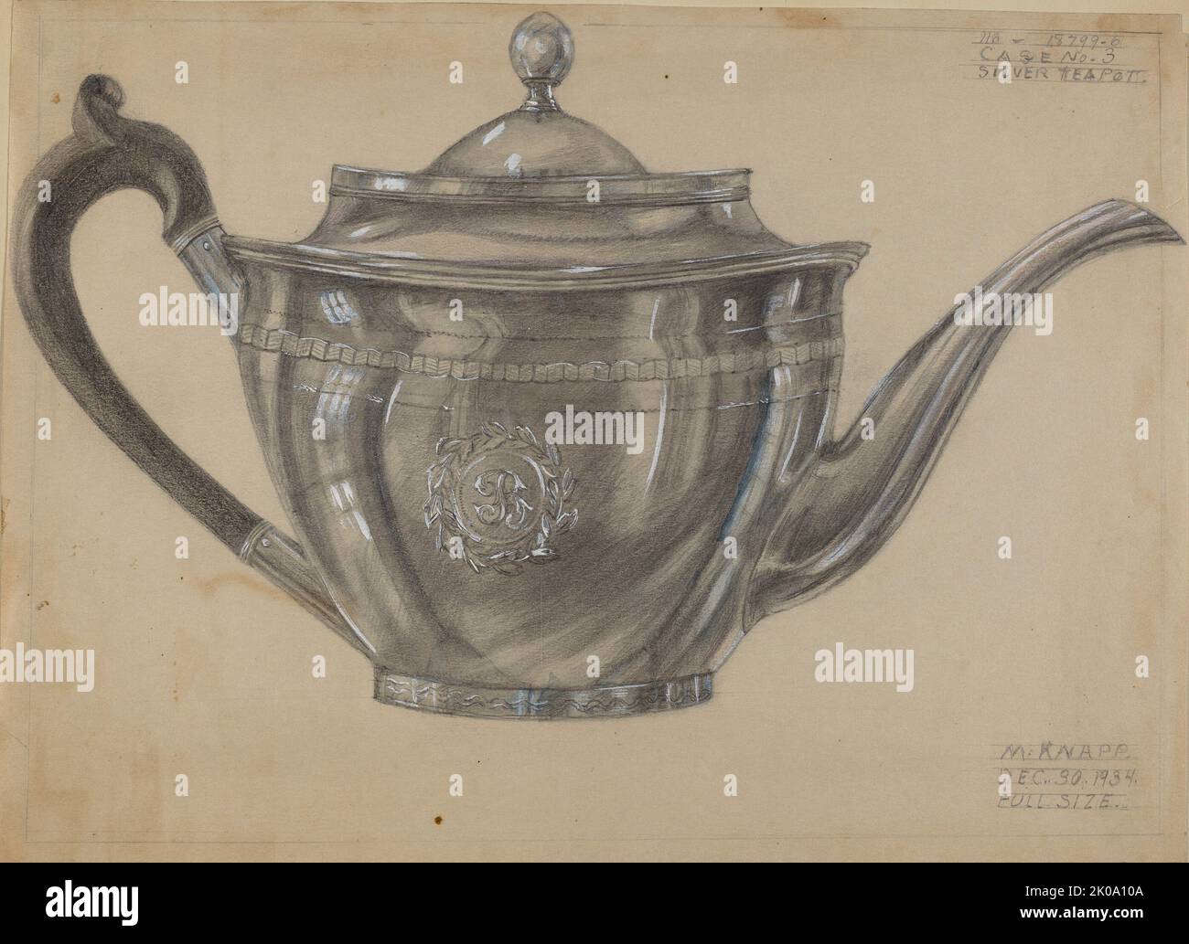 Silver teapot engraved hi-res stock photography and images - Alamy
