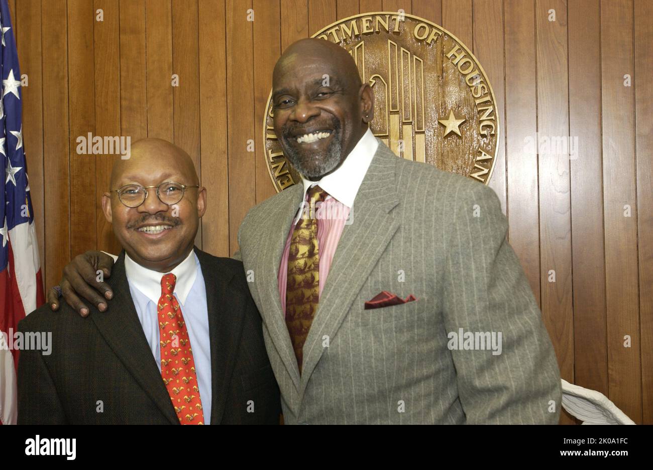 Secretary Alphonso Jackson with Chris Gardner - Chris Gardner ...