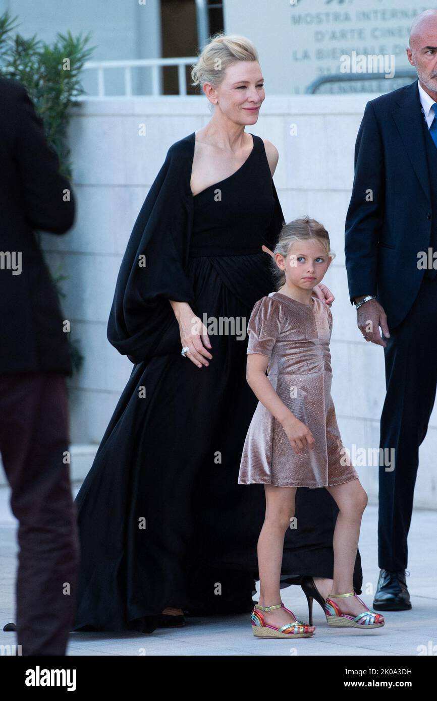 Cate Blanchett and her daughter Edith Vivian Patricia Upton attending
