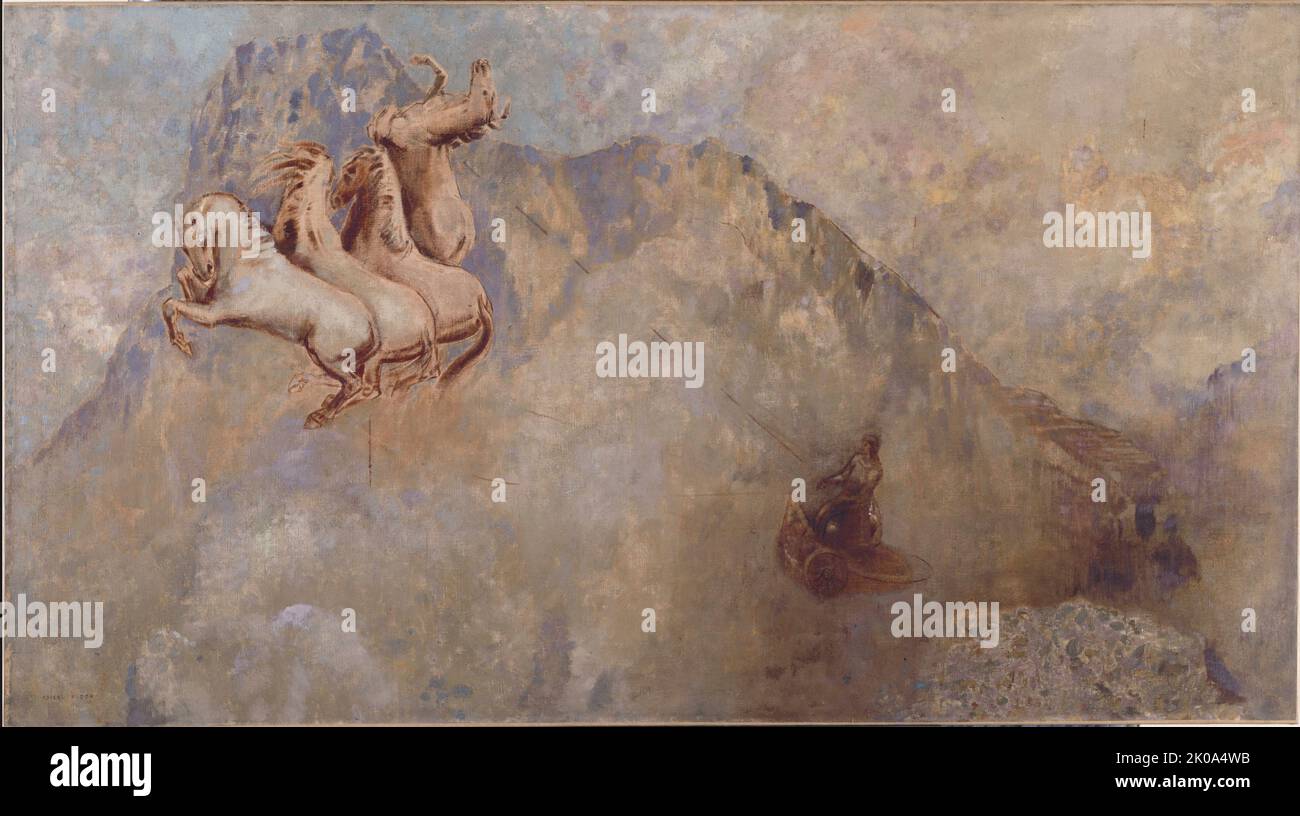 Le char du Soleil, c1910 Stock Photo Alamy