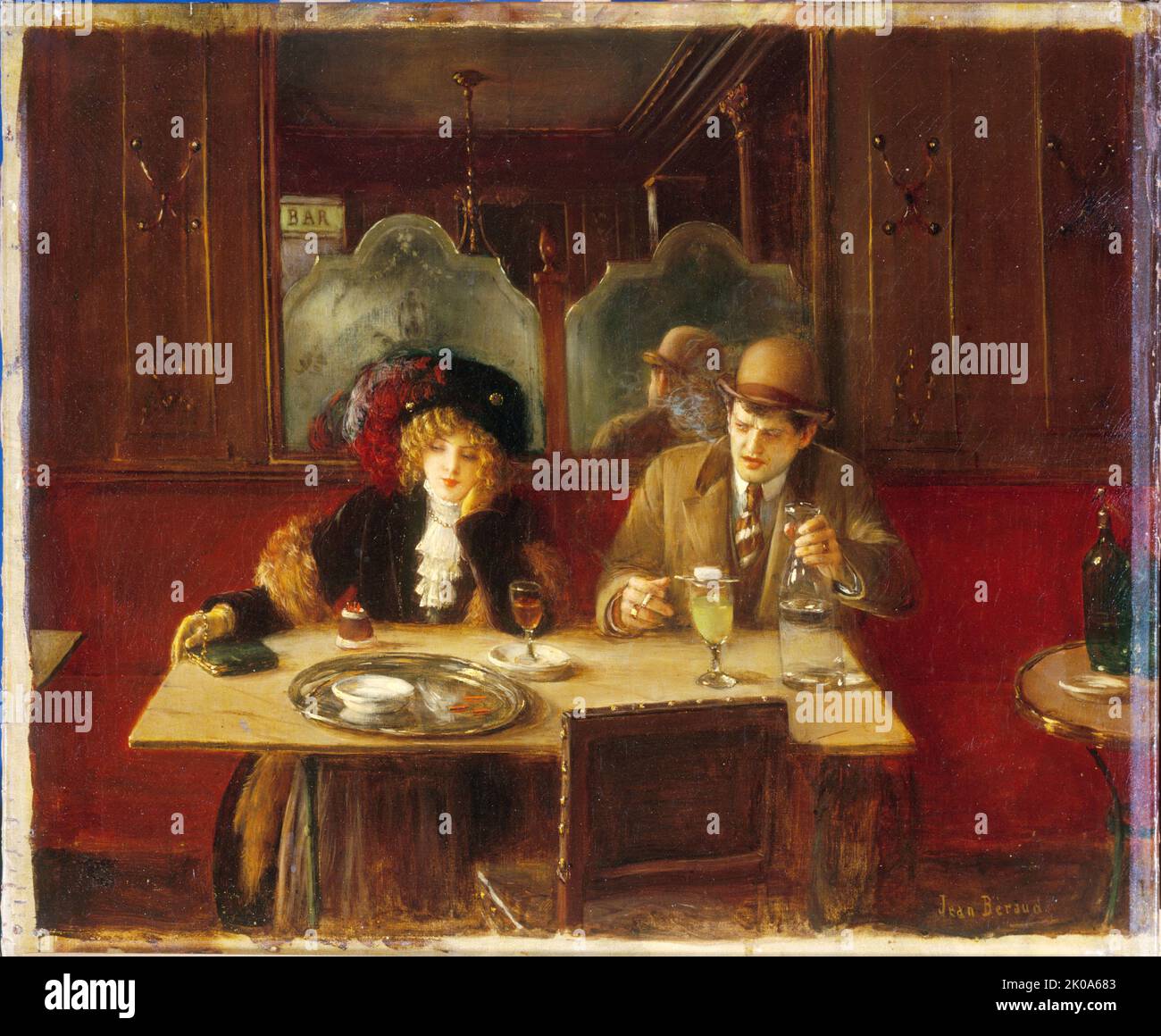 To the cafe says Absinthe, c1909 Stock Photo - Alamy