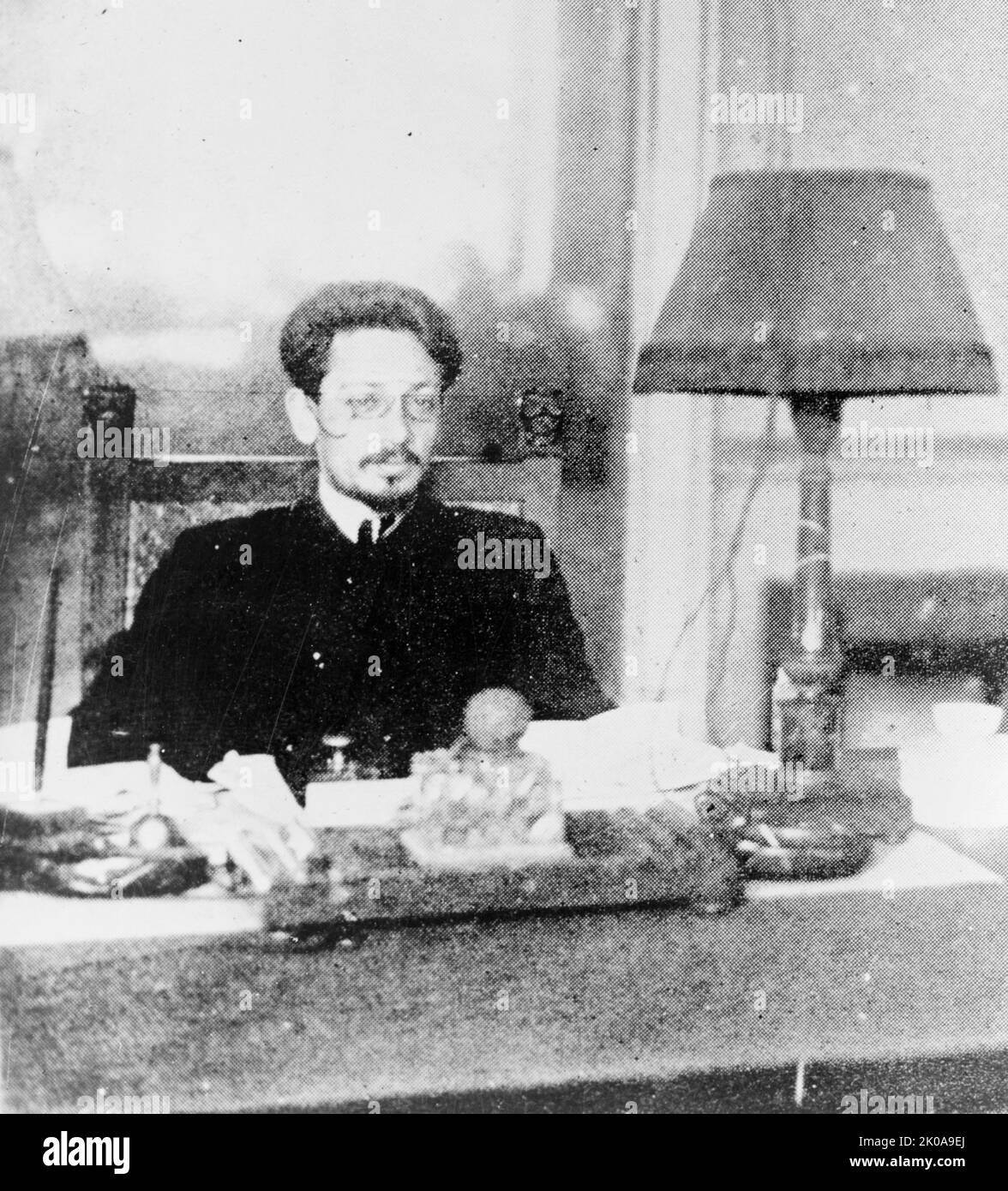 Yakov Mikhailovich Sverdlov (1885 - 16 March 1919) Bolshevik Party administrator and chairman of the All-Russian Central Executive Committee from 1917 to 1919. He is sometimes regarded as the first head of state of the Soviet Union, although it was not established until 1922, three years after his death. Stock Photo