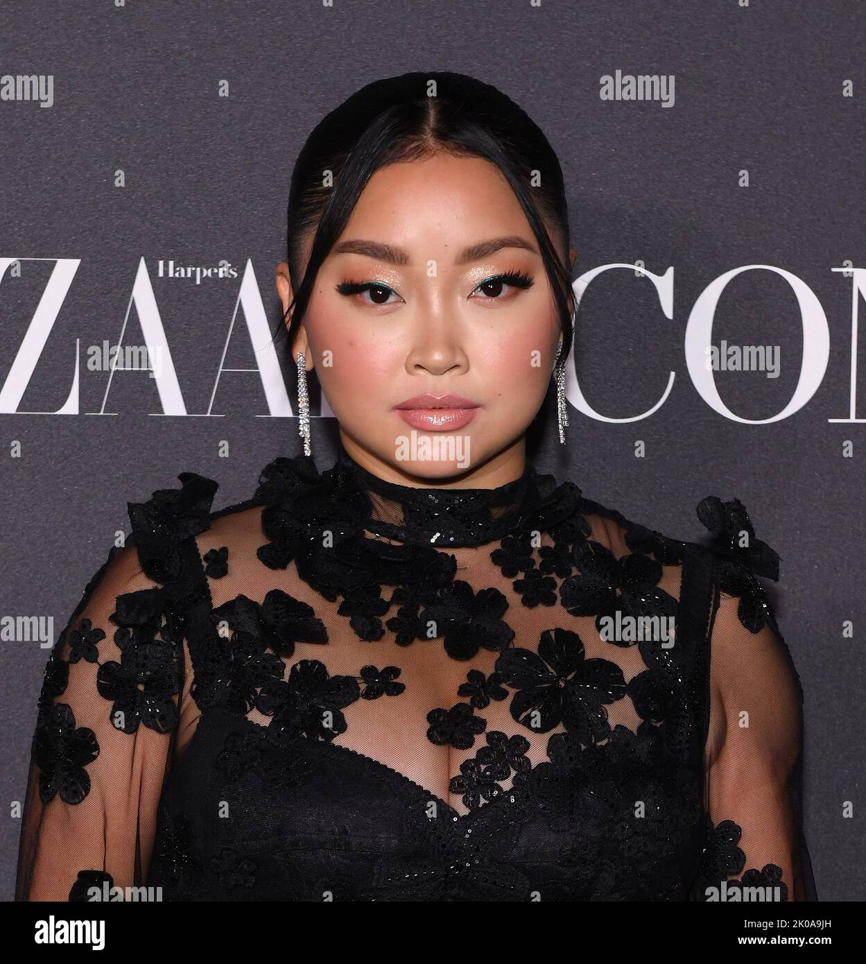 Lana Condor attends 2022 Harper's Bazaar ICONS & Bloomingdale's 150th