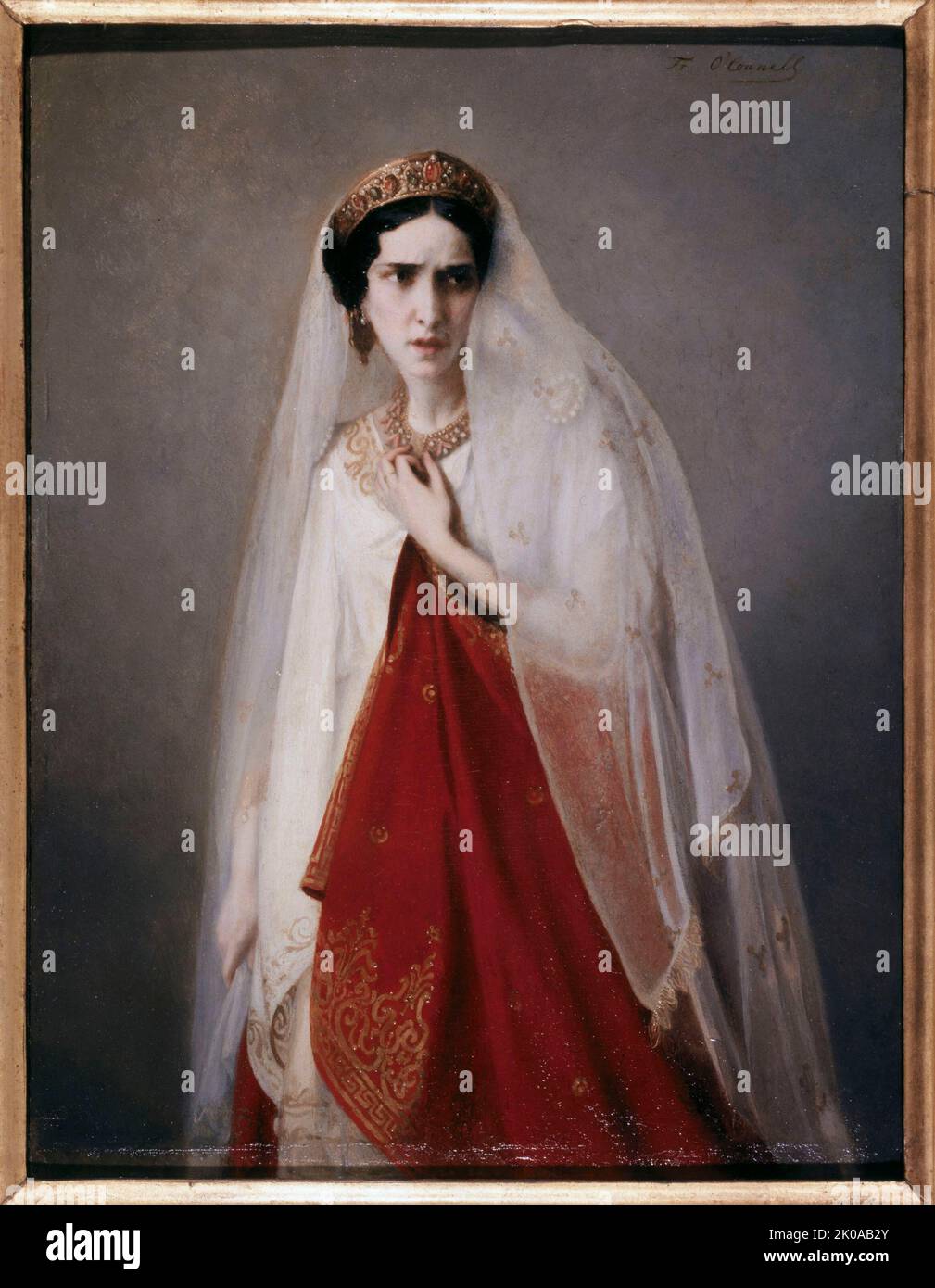 Rachel (1821-1858), in the role of Ph&#xe8;dre, c1853. Stock Photo