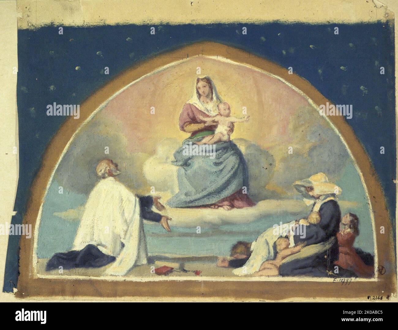 The Virgin presenting the Child Jesus to Saint Vincent de Paul, 1857