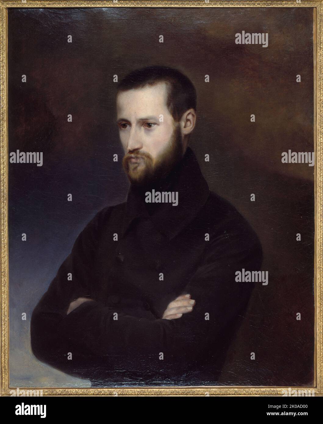 Portrait of Auguste Blanqui (1805-1881), politician, c1835. Stock Photo