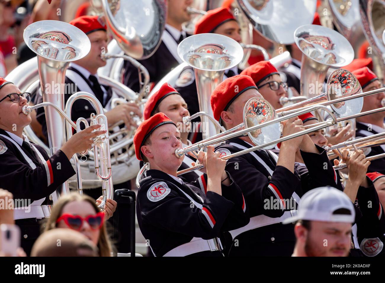 Columbus, Ohio, USA. 10th Sep, 2022. The Ohio State Buckeyes Marching