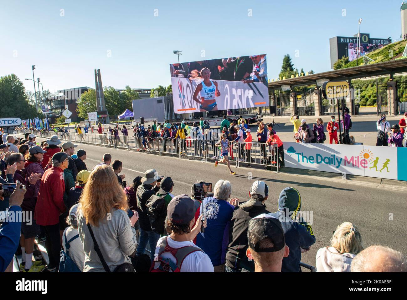 Jess Piasecki of GB&NI competing in the women’s marathon at the World