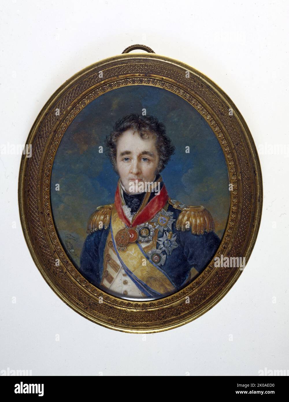 Admiral Sir Sidney Smith, 1823. Stock Photo