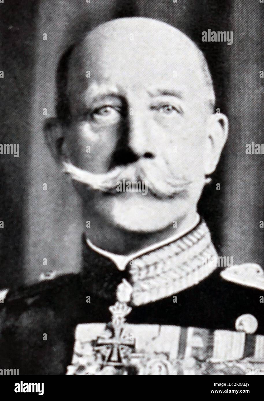 George I (1845 - 1913) King of Greece from 30 March 1863 until his assassination in 1913. George's reign of almost 50 years (the longest in modern Greek history) was characterized by territorial gains as Greece established its place in pre-World War I Europe Stock Photo