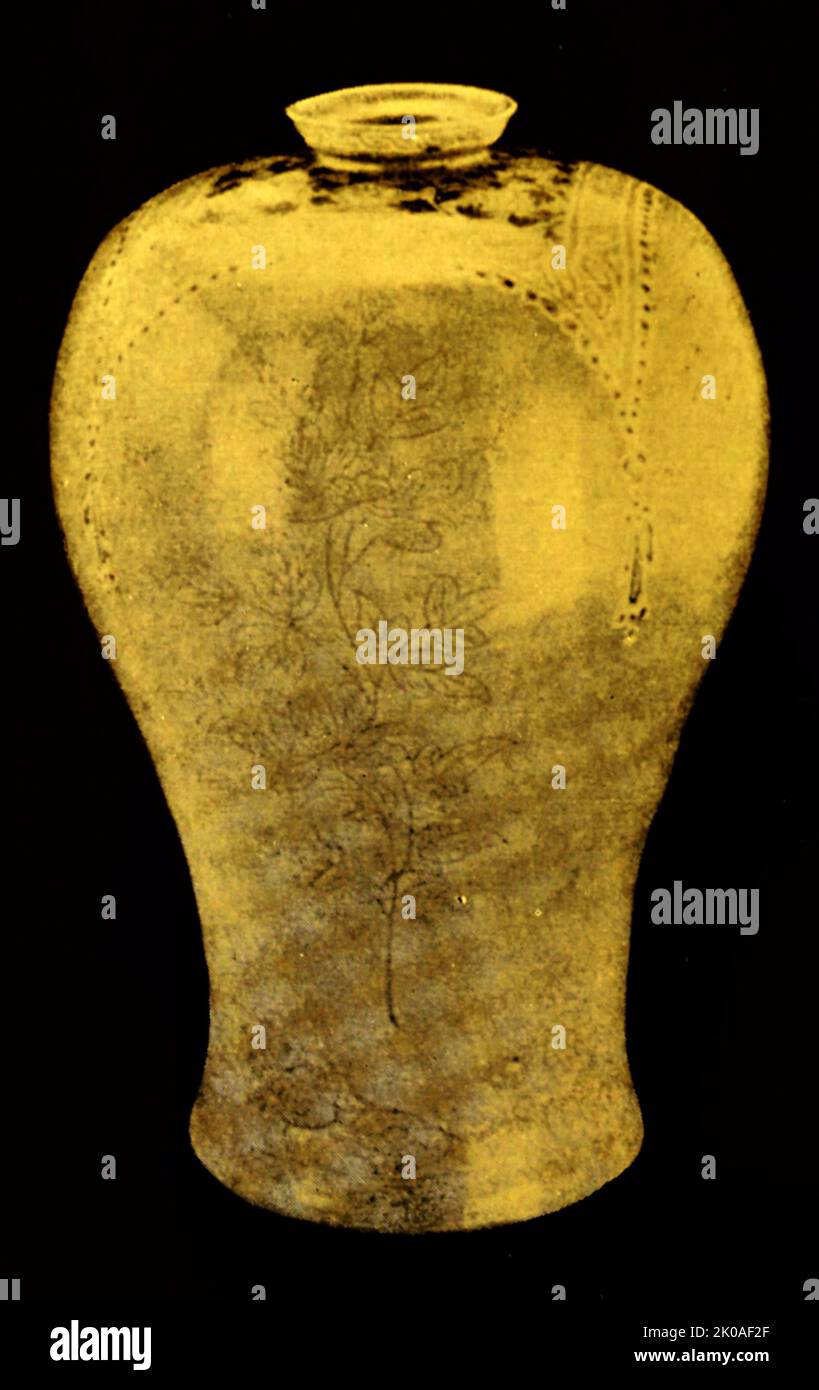 Maebyong vase koryo goreyo celadon glaze hires stock photography and