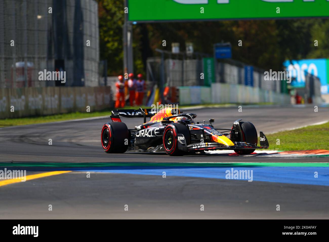 Max Verstappen (NED) Redbull Racing RB18 during F1 Italian Grand Prix 2022 Stock Photo
