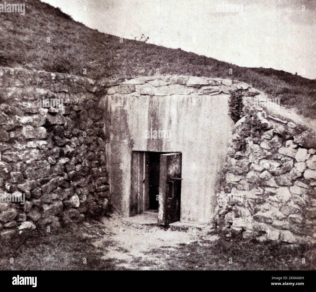 Entrance to the tomb chamber of a Korean King from Baekje Stock Photo ...