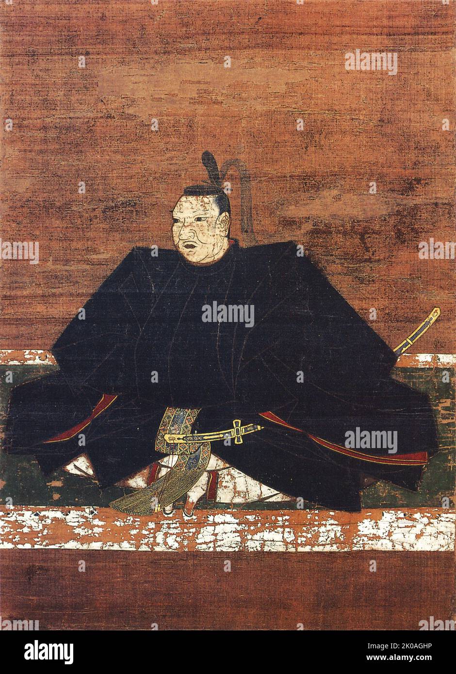 So Yoshitoshi (1568 - 1615 AD) was a So clan daimyo (feudal lord) of the domain of Tsushima on Tsushima Island at the of Japan's Sengoku period; and into the Edo period. His name is sometimes read as Yoshitomo. Under the influence of Konishi Yukinaga, he was baptized and accepted the name 'Dario'. He took part in Toyotomi Hideyoshi's invasions of Korea in the 1590s, and led a force in the Siege of Busan. Stock Photo
