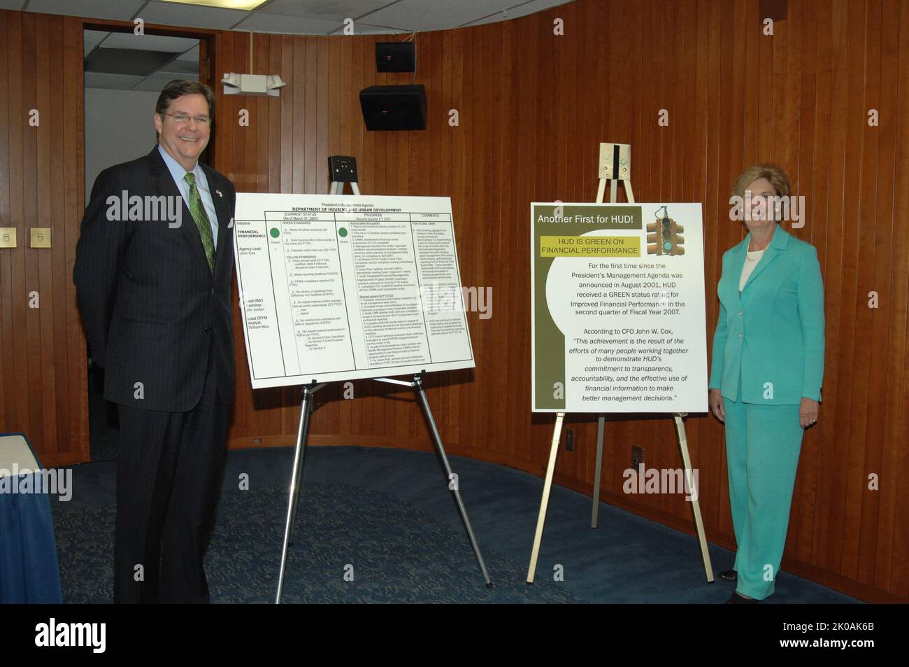 Improved Financial Performance Rating Announcement Event At HUD 