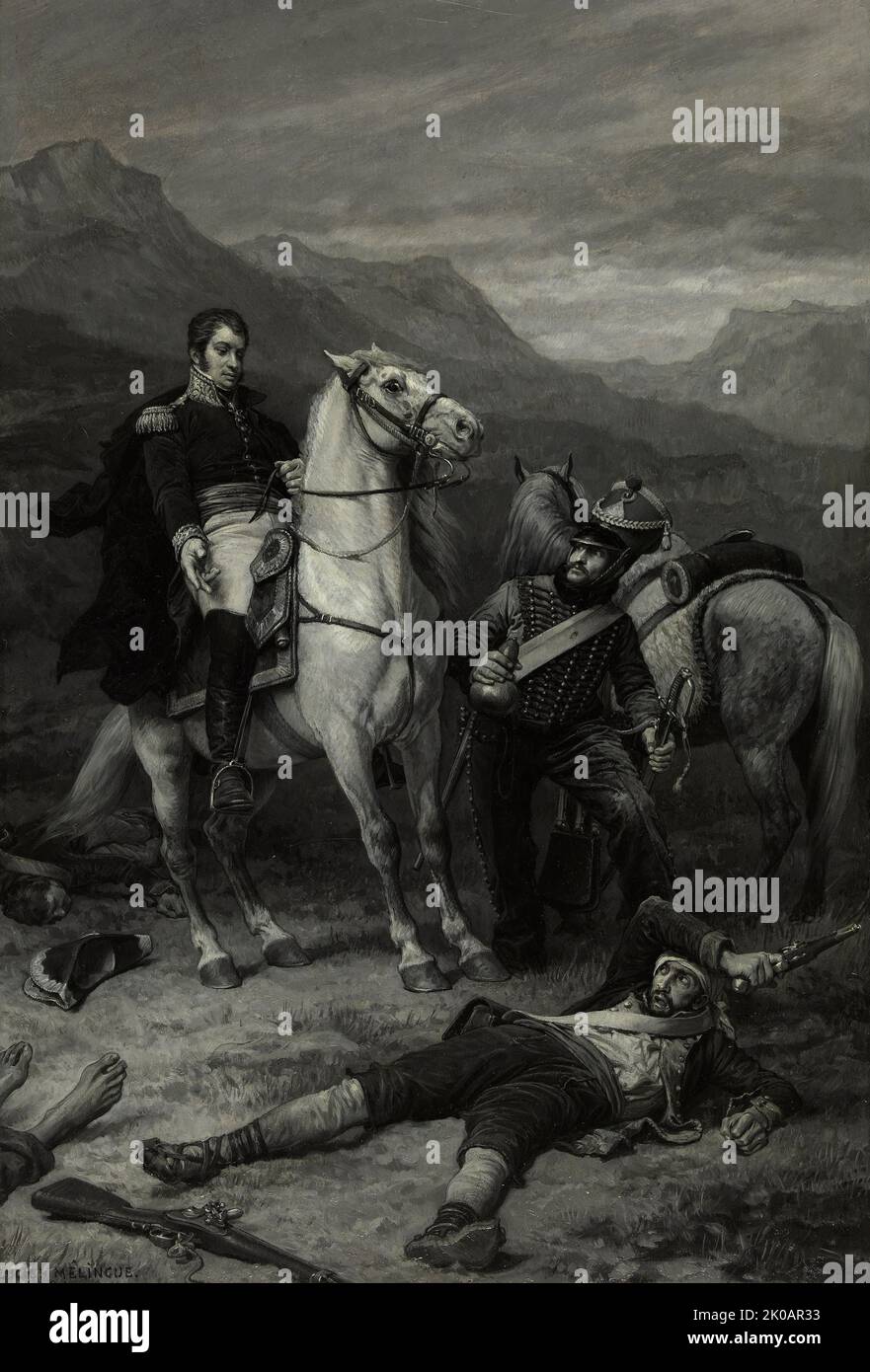 After the battle,  1881-1891. Stock Photo