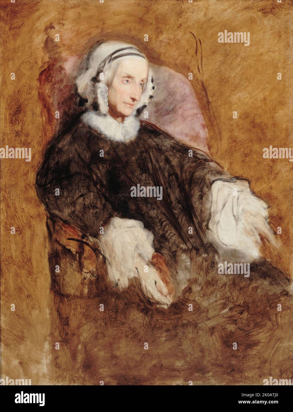 Portrait of Queen MarieAmelie in mourning, 1857 Stock Photo Alamy