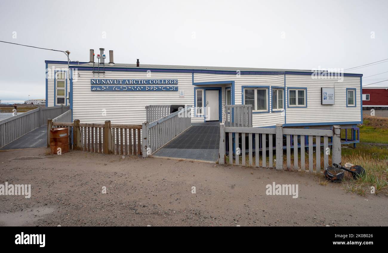 Rankin Inlet, Nunavut, Canada August 30, 2022 Exterior of the Arctic