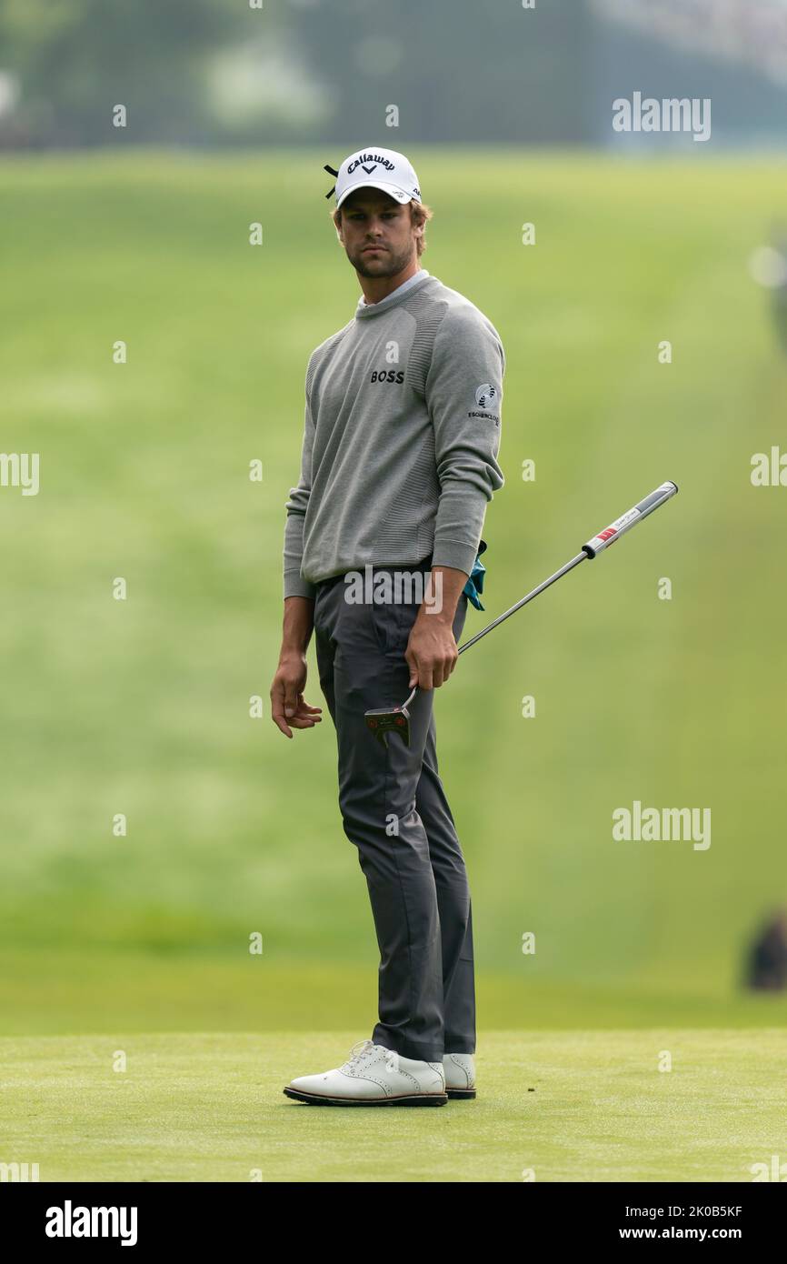 Thomas Detry (BEL) 1st Green During The BMW PGA Championship 2022 At ...