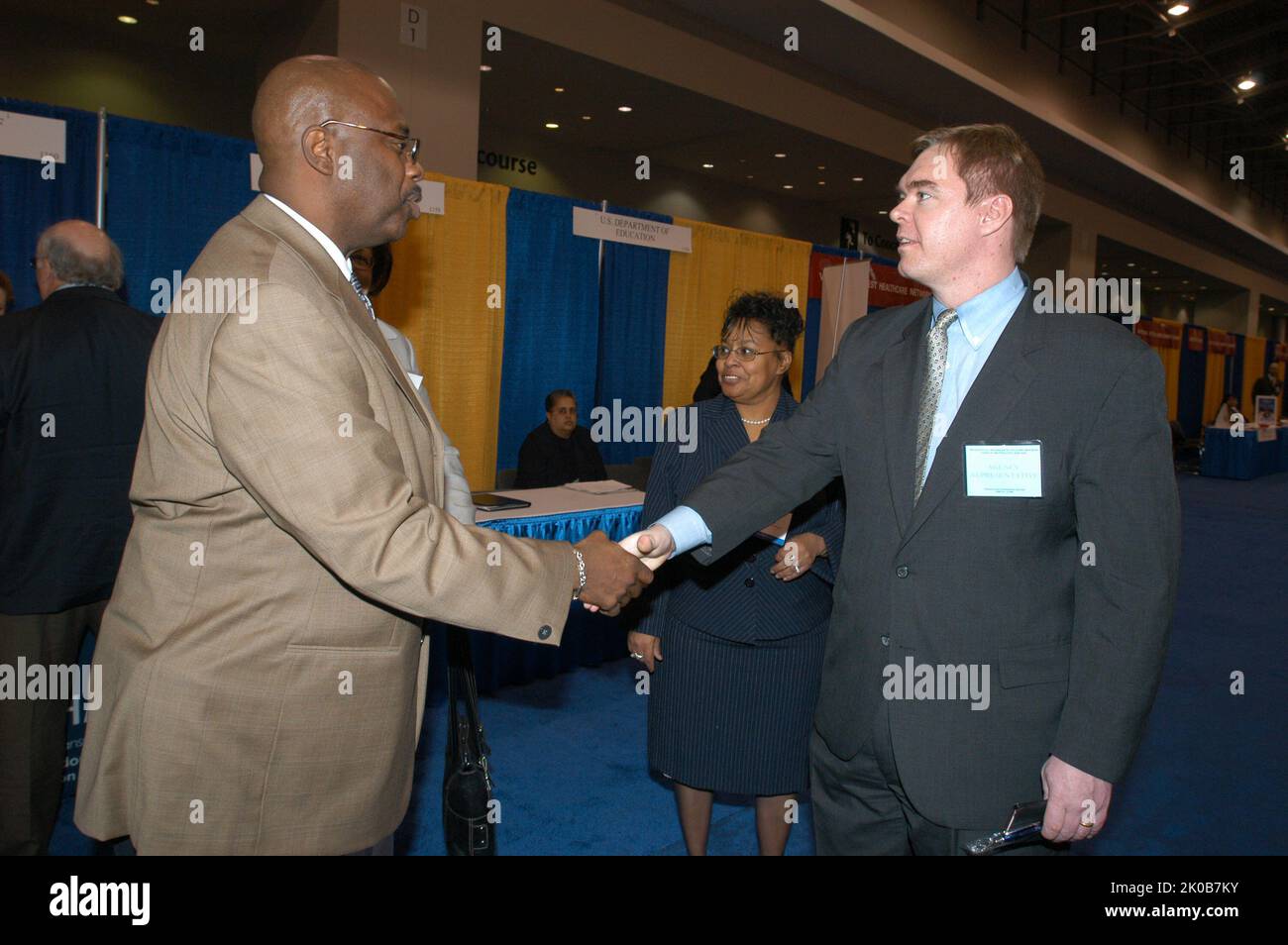 Pmf Program HUD Displays, Staff at Job Fair - HUD representatives, displays ...