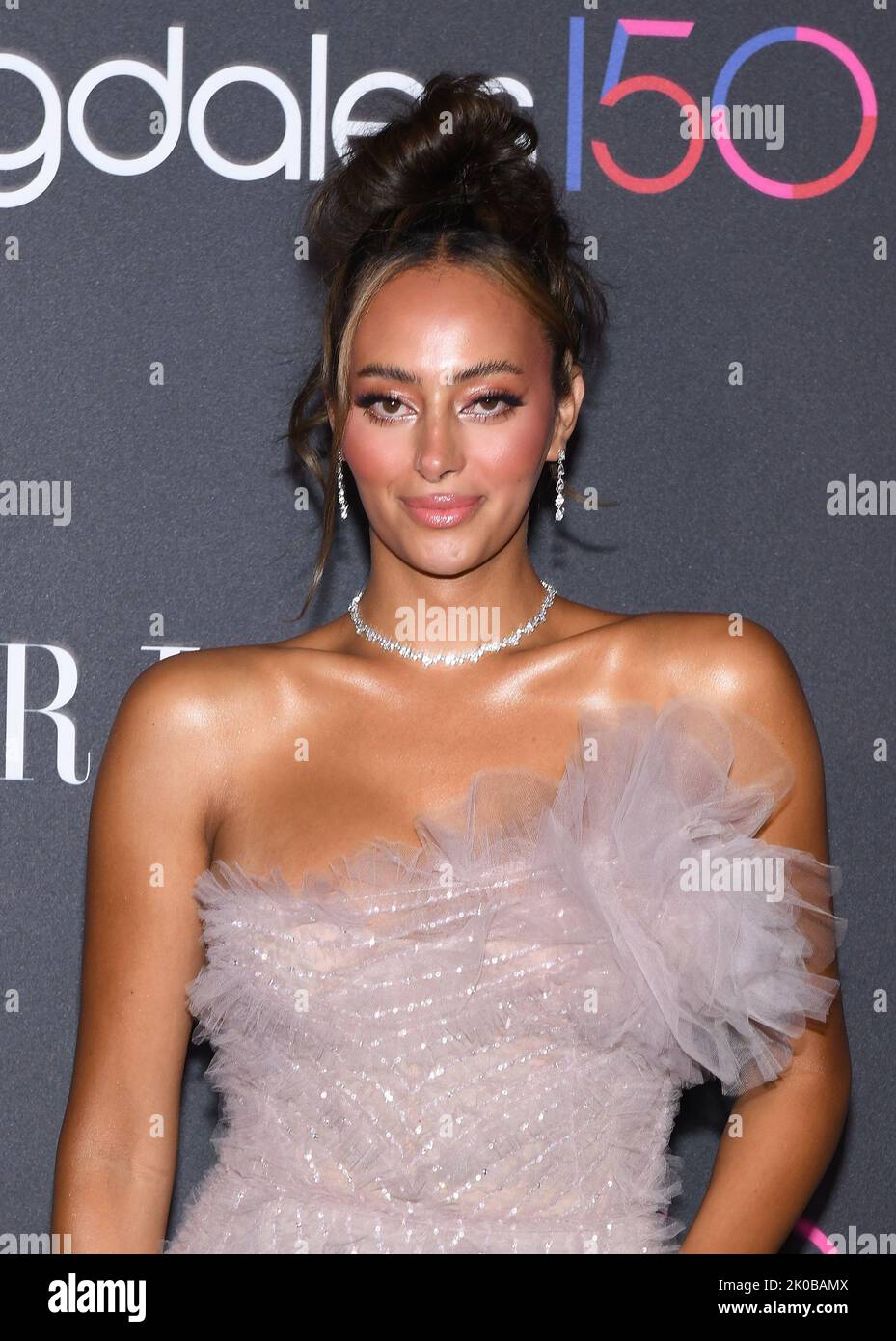 Emira D'spain attends 2022 Harper's Bazaar ICONS & Bloomingdale's 150th