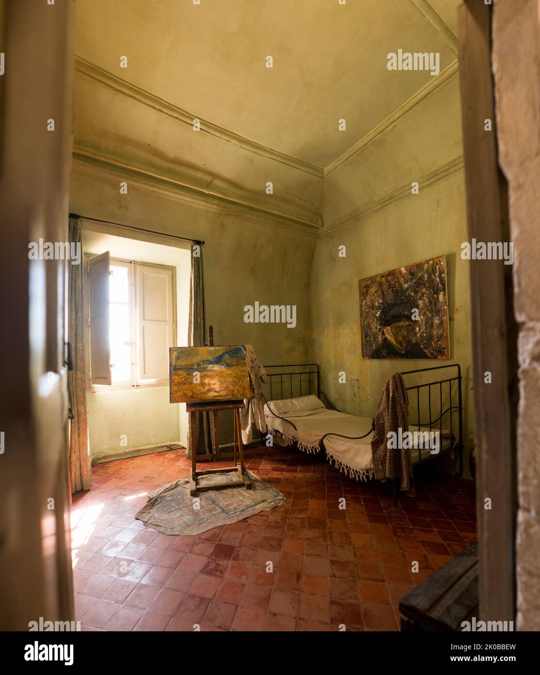 Monastery of Saint-Paul de Mausole, Saint-Rémy-de-Provence, Provence, France. Stock Photo