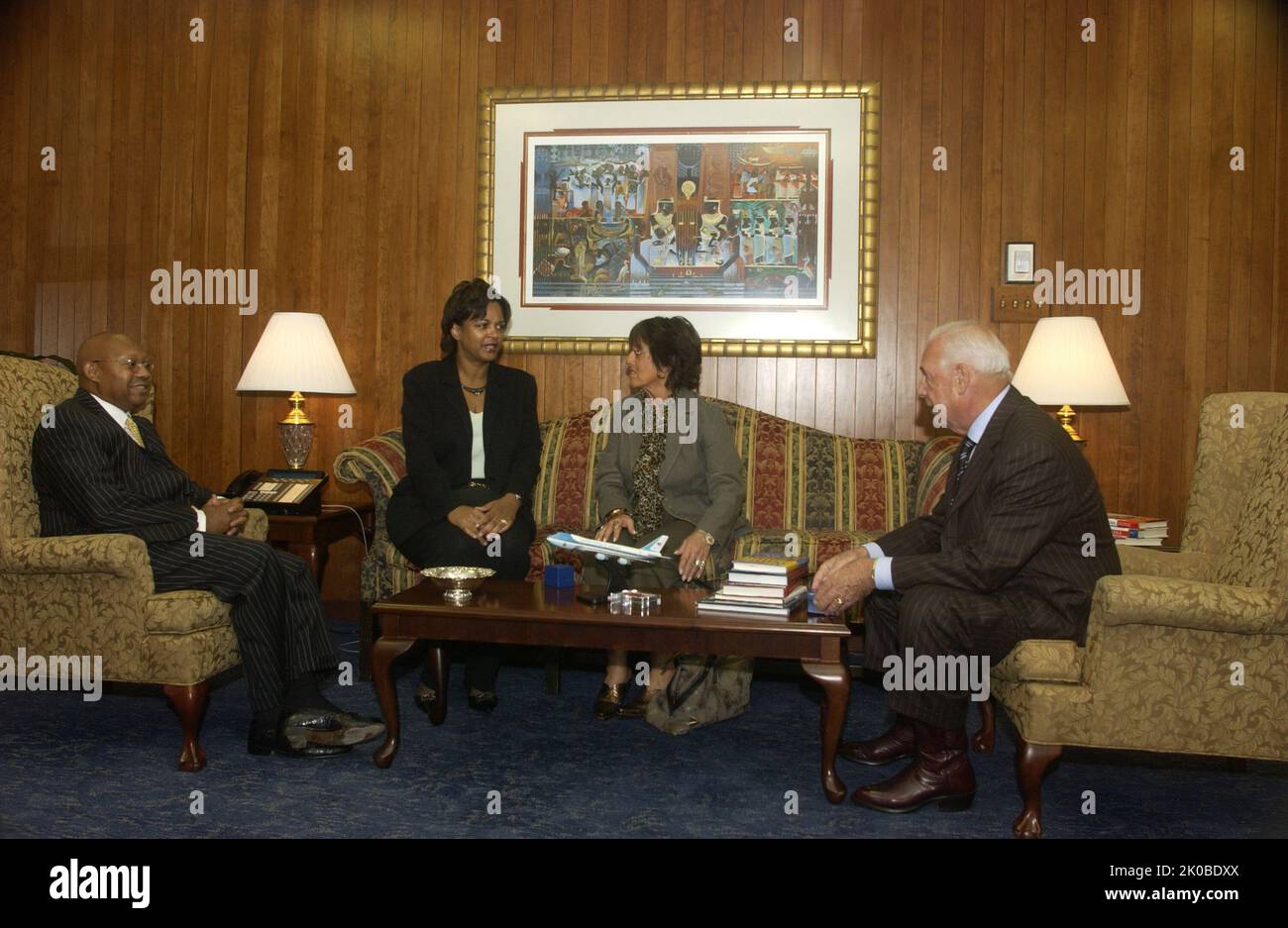 Secretary Alphonso Jackson with Anthony and Mary Anne Sansone