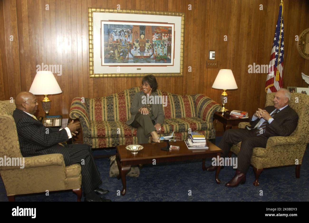 Secretary Alphonso Jackson with Anthony and Mary Anne Sansone