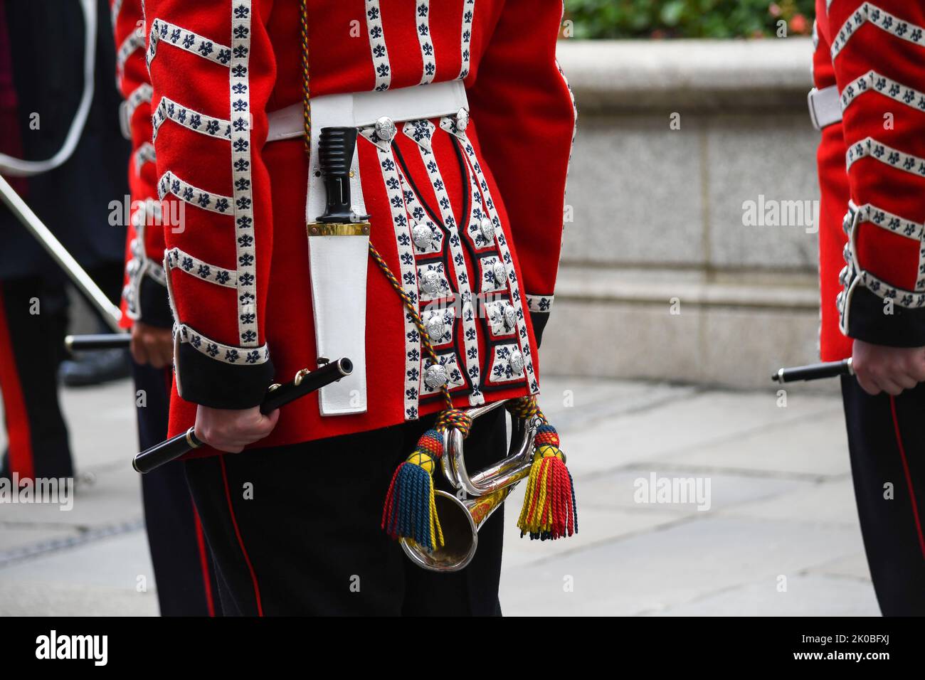 London, UK, 10th September 2022, King Charles III become the King officially at a ceremony in St James Park. It was then proclaimed at various places around the UK. One of these places was at the Royal Exchange in the City of London., Andrew Lalchan Photography/Alamy Live News Stock Photo